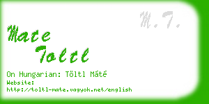mate toltl business card